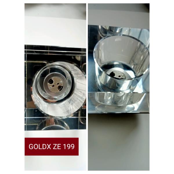 GOLDX KRİSTAL KÜP SPOT ŞEFFAF ARMATÜR